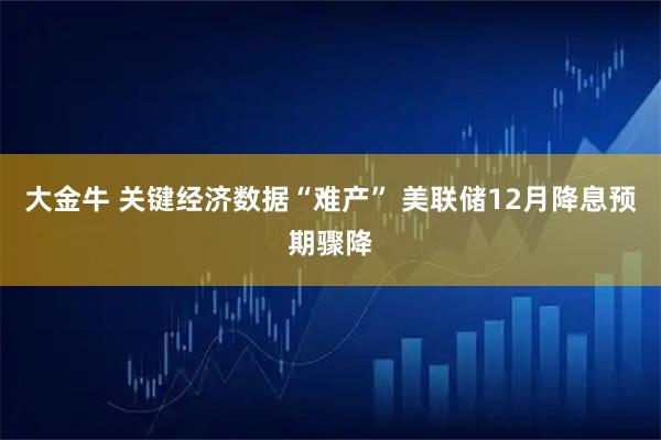 大金牛 关键经济数据“难产” 美联储12月降息预期骤降